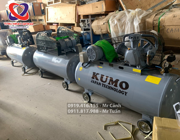 máy nén khí Piston Kumo KM-W-0.36/12.5-330L-4HP